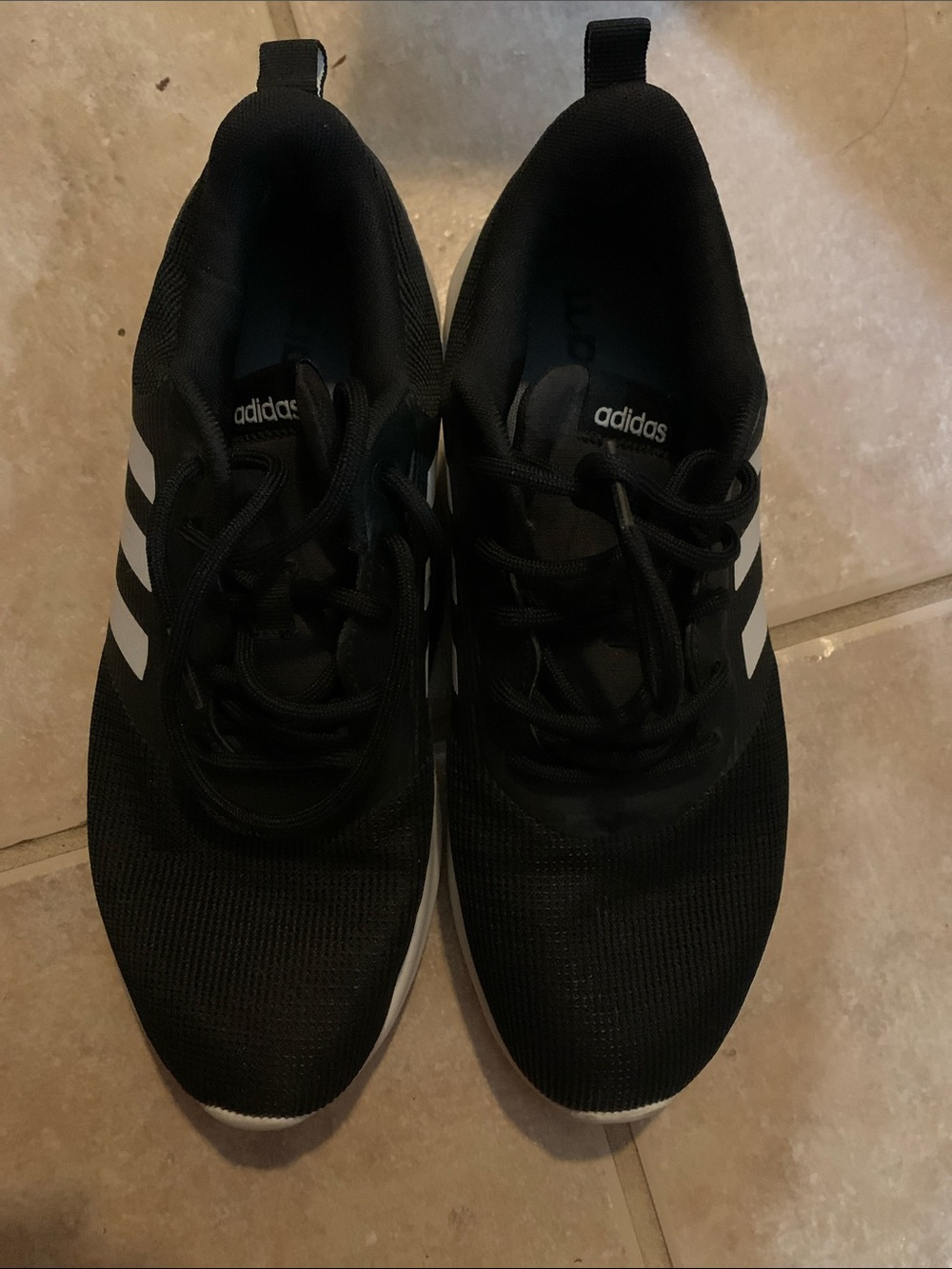 adidas Black and White Athletic Sneakers